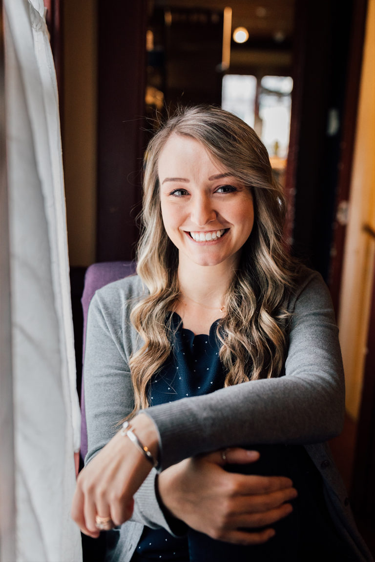 Kayla Rice of OlyFed at Uncork & Unwind in Olympia Washington