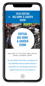 OMB Virtual Home Show iPhone screen