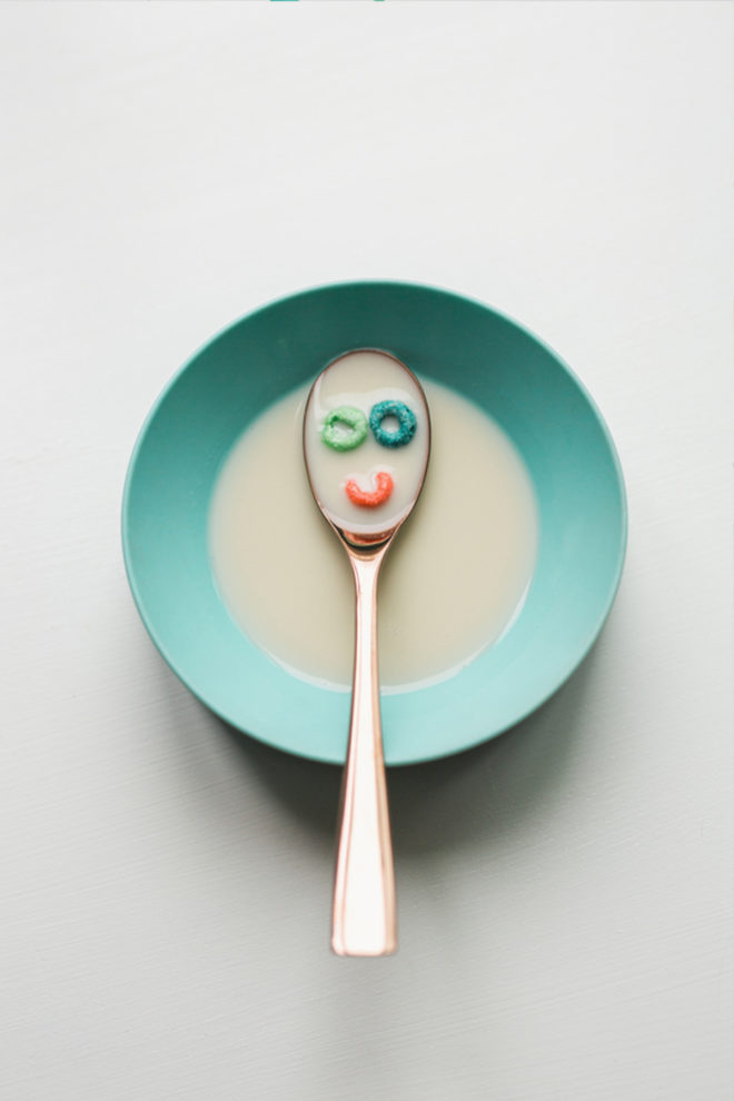 spoon with face