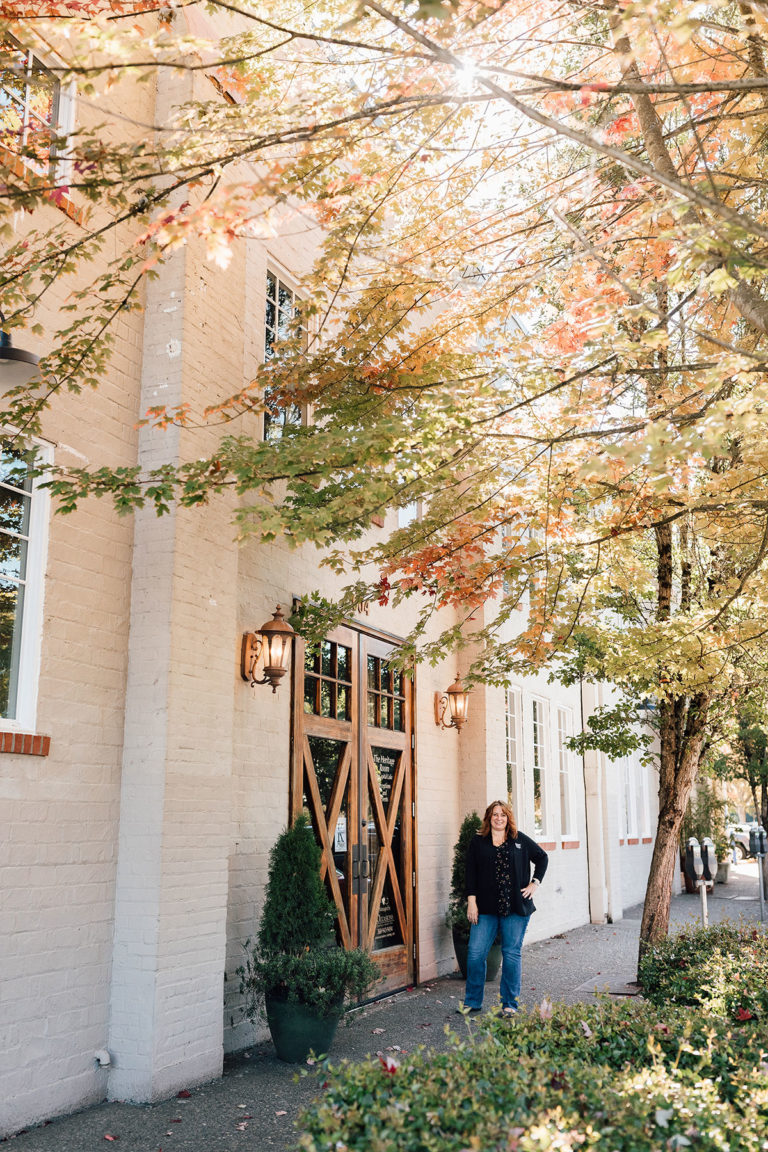 Jennifer Arnold in downtown Olympia, Washington