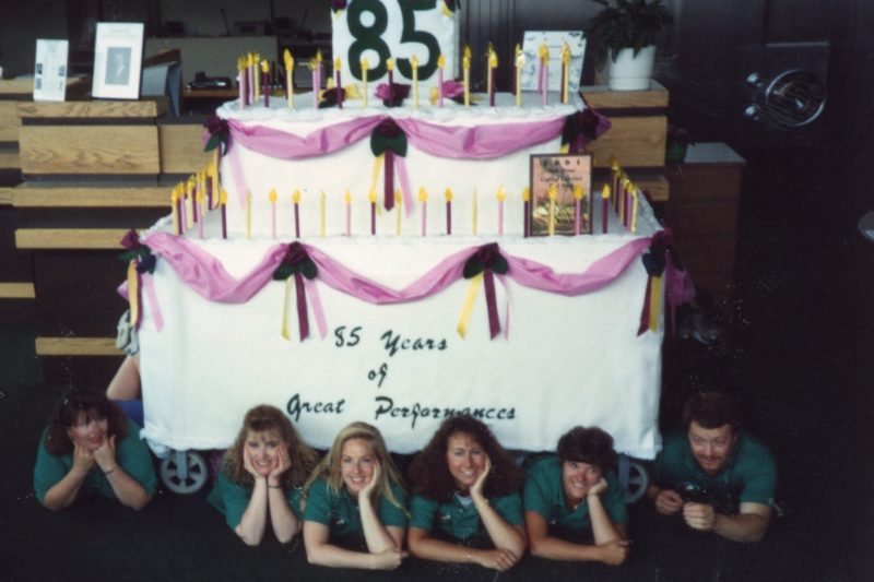 85th OlyFed Anniversary Float in Downtown Olympia, WA branch