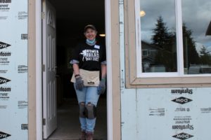 Michelle Lord volunteers at Habitat For Humanity's Women's Build