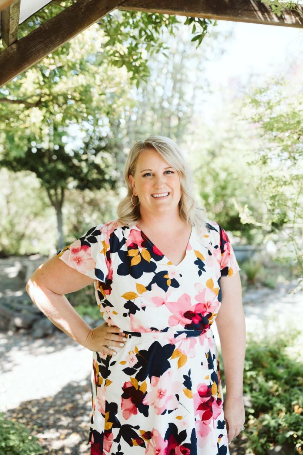 Melissa Kirkeby at the Olympia Farmer's Market in downtown Olympia, Washington