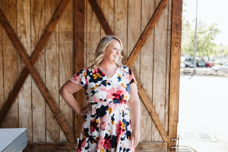 Melissa Kirkeby at the Olympia Farmer's Market in downtown Olympia, Washington