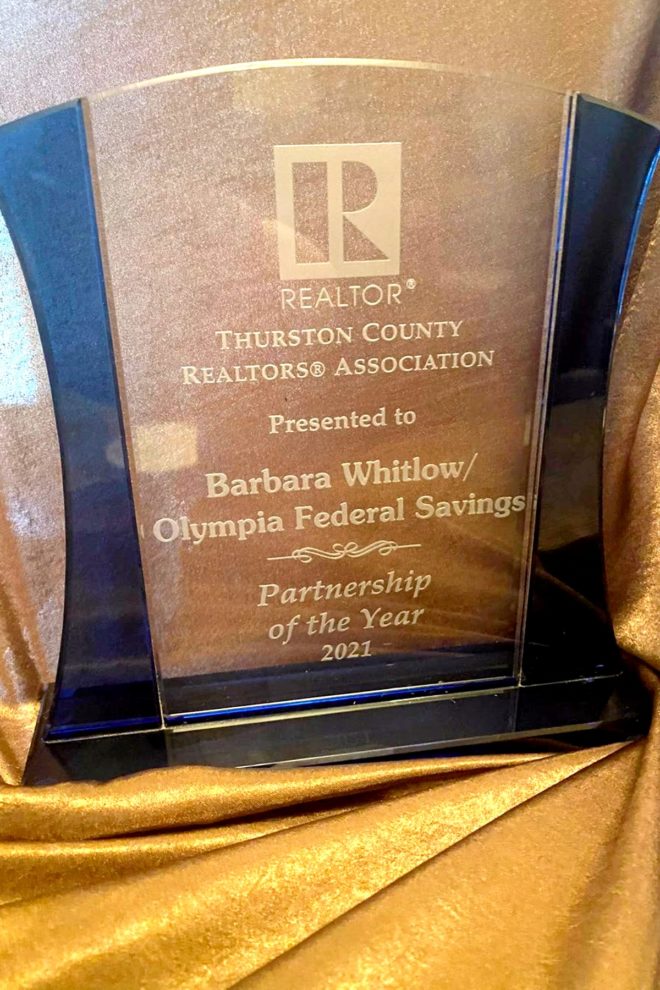 TCRA Award for Barbara Whitlow