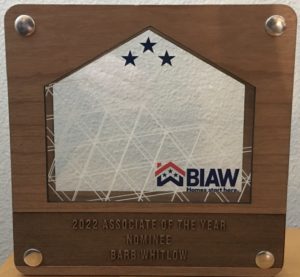 BIAW Award to OlyFed