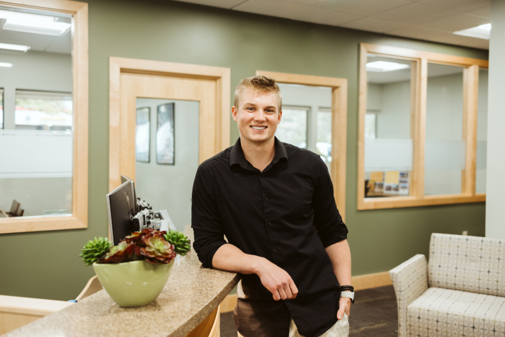 Business man in office