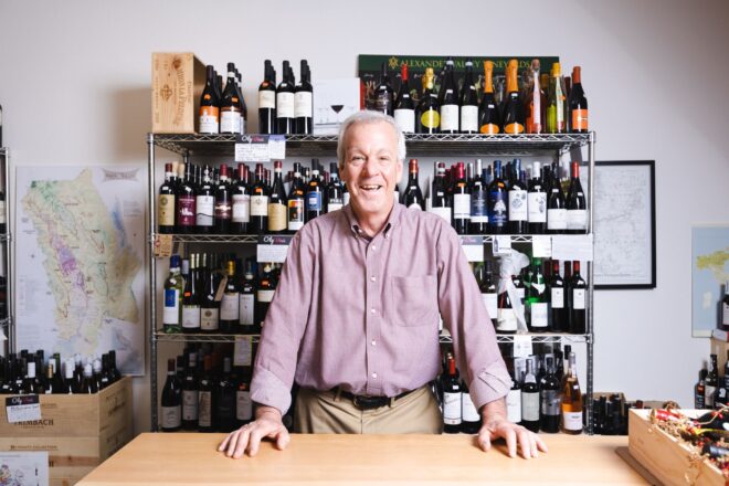 Interior of OlyWines wine shop in Tumwater