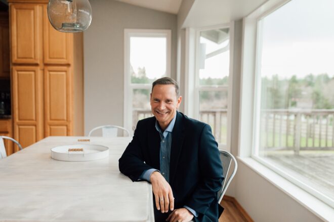 Man sitting at table
