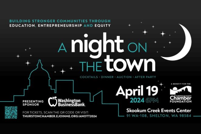 Join the Thurston County Chamber for A Night on the Town April 19