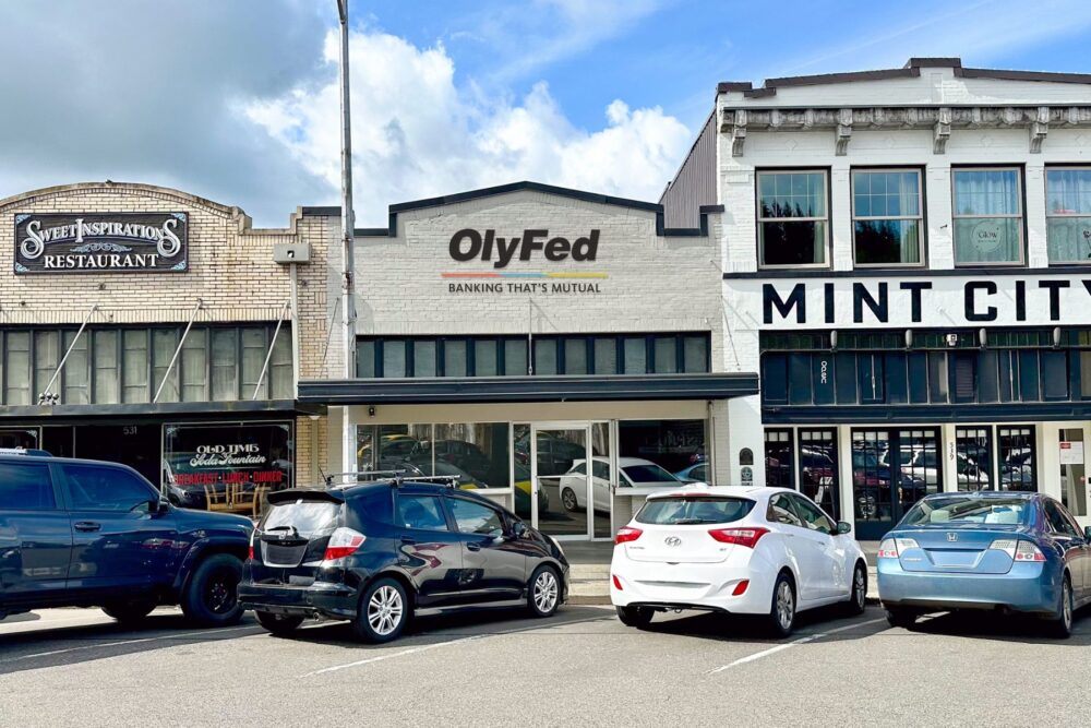 Olympia Federal Savings new branch in Chehalis, Washington