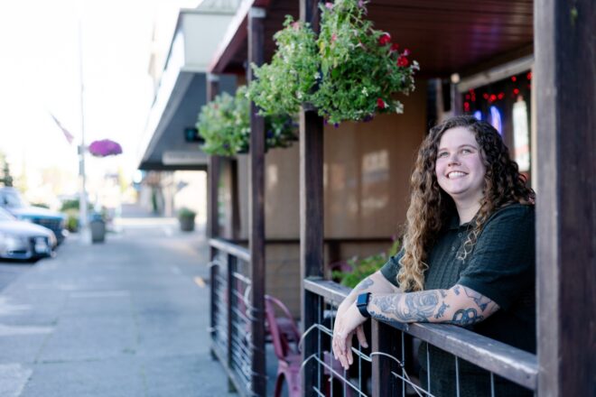 Branch Manager Sarah Caldwell in Chehalis, Washington