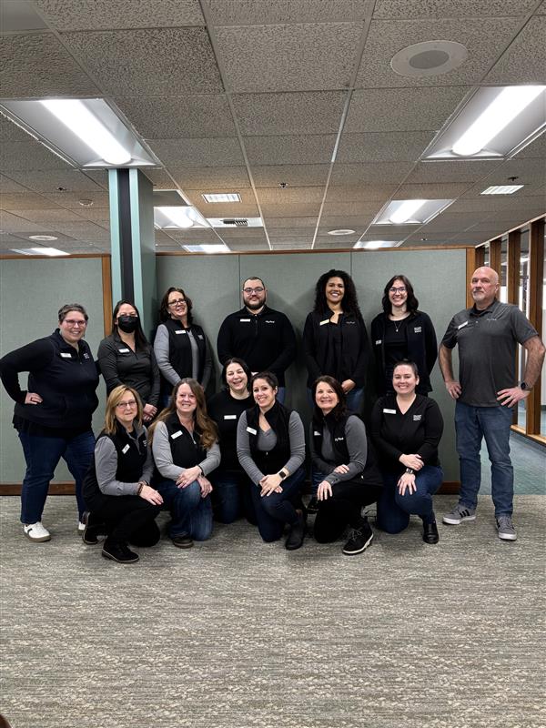 Operations team, matching outfits, 2025