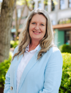 Renee Oram, Employee, Business Outreach Coordinator, Downtown Olympia, Business team, Outside, New hire photos