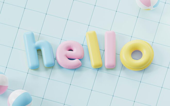 Hello Sign, Summer, Pastels, Beachy